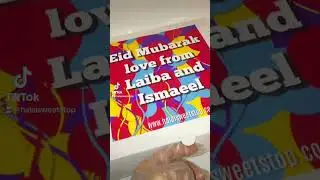 Halal Eid Chocolate Gift Box at Halal Sweet Stop.co.uk 🍫🎈Personalise with any message