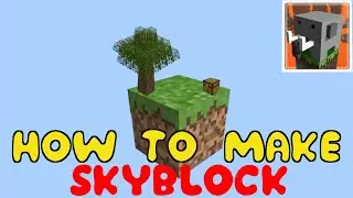 How to Make a SKYBLOCK in Craftsman UPDATE - TUTORIAL Craftsman Building Craft