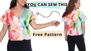 FREE Pattern + Easy Sew Along! The Nautilus Top by Marilla Walker