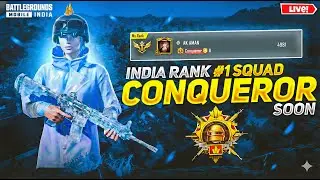 🔥Day 7 Platinum To CONQUEROR ! RANK PUSH | BGMI LIVE | AK AMAN LIVE⚡️
