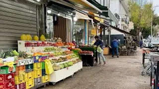 Inside REAL Haifa | 4K Israel, City Walk | Horev Center area | Walking Tour