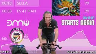 Dmu Starts Again-Fartlek  65%-80% FCM-Indoor Cycling.Spinning