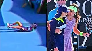 Tennis Star Zeynep S&ouml;nmez Rushes to Aid Ball Girl Who Collapsed During Australian Open Match