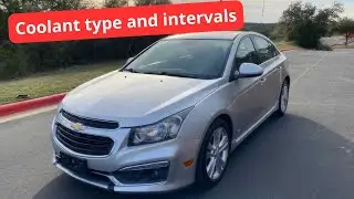 What type of coolant does a 2010-2015 Chevy Cruze take?