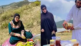 عملت محاشي ورحت ع مناحل العسل🍯 في ابها السودة 🇸🇦