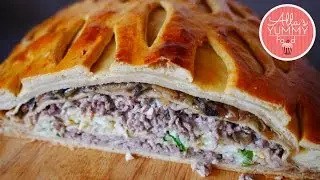 Kulebyaka – Russian Pie | Coulibiac Recipe