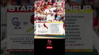Cardinal Nation McGreevy on the mound #cardinals #cardinalsnation