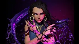 Valorant Reyna 3D sculpt Fanart