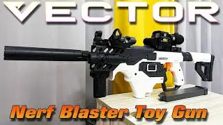 SMG Vector Nerfty Model Soft Bullets toy gun