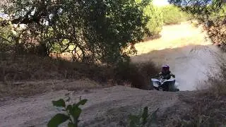 Vlinn flying on a Suzuki ltz90 quad 2018 Albufeira Portugal