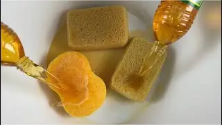 Old version Sun Pine w/pine oil & NICE Pine Cleaner 🌲 ASMR SPONGE SQUEEZE 🤗