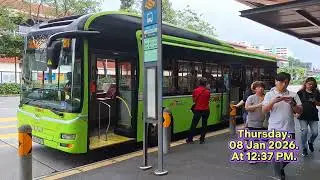SMB3086T Sv 812. Departing Opp Yishun MRT Stn. MAN A22. Euro 5 (Batch 2) SD Bus. SG❤️BUS. 08/01/26.