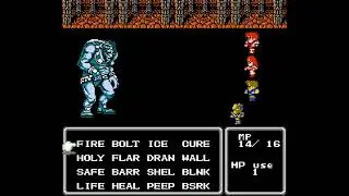 Final Fantasy II (NES) - Mysidian Tower - Ice Gigas
