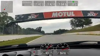 Fastest lap in our 2003 Nissan 350Z Dion Fiallo driving. Road Atlanta.