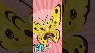 Butterfly Butterfly | Nursery Rhymes | Flutter Butterfly song for kid | Butterfly English rhyme Baby