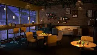 Cozy Rainy Cafe Ambience ☕🌧️ | Relax, Study, Work