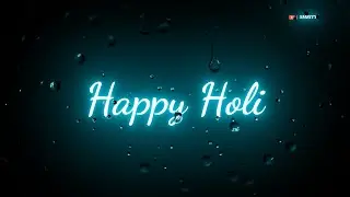 Happy Holi || Holi shayari status video || whatsapp status video black screen || SMRITY STATUS YT