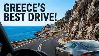 Road Trip Old National Road from Korinthos to Athens GREECE 4k!