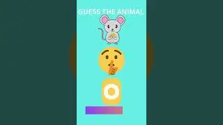 guess animal by emoji YouTube Shorts #quiz #guessinggame #animals  #fact