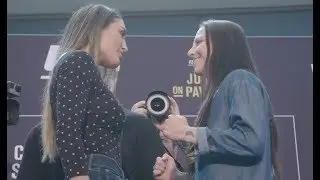 Tatiana Suarez vs. Nina Ansaroff - UFC 238 Media Day Face-Off - /r/WMMA