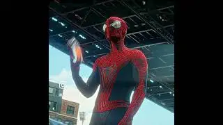 Spiderman swinging in city or action pose&bull; Spidermar stion Scenes!