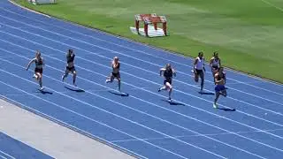 T/F2.  100m U18yrs Girls, 2021 QLD All Schools 15-19yrs Chps, QSAC-SAF, Brisbane 16/2021