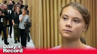 Greta Thunberg appears in Swedish court for &lsquo;disobeying police at protest&rsquo;