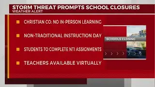 Storm threat prompts school closures