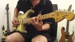 1979 Fender stratocaster antigua Sound test (Clean Sound)