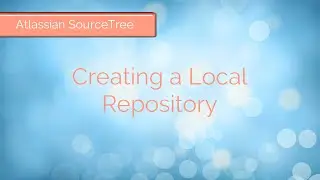 SourceTree: Creating a Local Repository