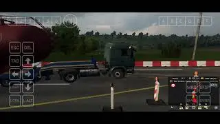 Ets 2 heavy cargo trailer with escort Winlator #eurotrucksimulator2#winlatorandroid #ytshorts