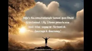 Empowering Anthem About Life Struggles: A Journey of Perseverance, Resilience and Personal Growth.