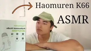 ASMR Unboxing De Mi Nuevo Microfono Haomuren k66 (Dormite Ya)