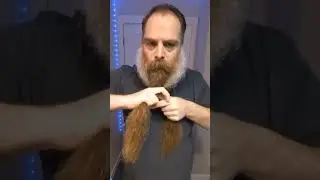 Twist Braid on a long beard - SteveFaus #shorts #beard #braids