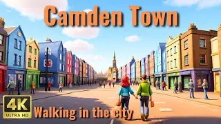 🇬🇧 Exploring Camden Town: London's Alternative Heart | Street Art & Culture