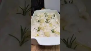Easy No-Knead Focaccia with Comte Cheese and Rosemary #short