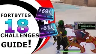 FORTNITE FORTBYTES CHALLENGES GUIDE #18   SEASON 9  FORTBYTE #61 & 69