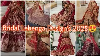 Pakistani Bridal Lehenga Dresses|Wedding|Sparkling Red Lehenga Choli|Red color lehenga collection