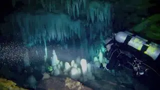 Buceo en la Cueva Juanelo Piedra, Batabano, Cuba