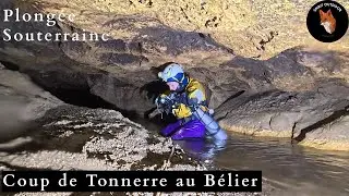 Plongée Spéléo - Coup de Tonnerre au Bélier #sports #science #speleo