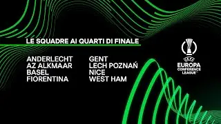 Sorteggio QUARTI DI FINALE UEFA Europa Conference League 2022/23 | LIVE #draw