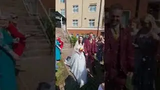 The Willmott Wedding - Confetti Walk at the Marriott Hotel