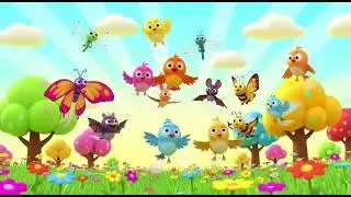 Летающие зверьки 🐦🦋 | Веселые песенки и колыбельные для детей | песня о птицах, песня о летающих ...