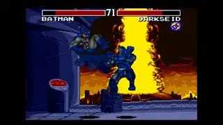Fighting Game Bosses 146. Justice League Task Force - Darkseid boss battle