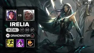 Irelia vs Ambessa Top - KR Grandmaster - Patch 25.17 Season 15