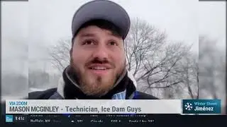 Ice Dam Guys discuss the ice dam removal process on the Weather Channel