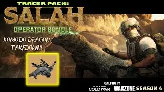 SALAH OPERATOR BUNDLE TRACER PACK AND KOMODO DRAGON TAKEDOWN! (COD: S4 - Black Ops | Warzone)