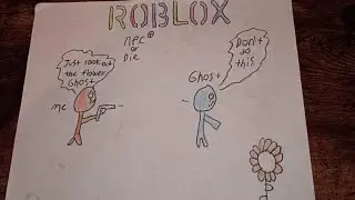 Roblox NPC or Die  Funny moment/ just look at the flower Ghost
