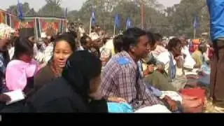 Landless people protest at Khulla Munch