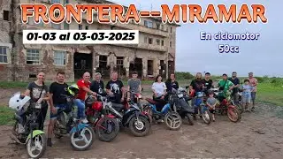 Segunda travesía en zanella 50cc ciclomotor de Frontera a Miramar baqueano